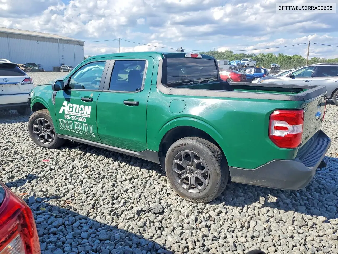 2024 Ford Maverick Xlt VIN: 3FTTW8J93RRA90698 Lot: 58283366