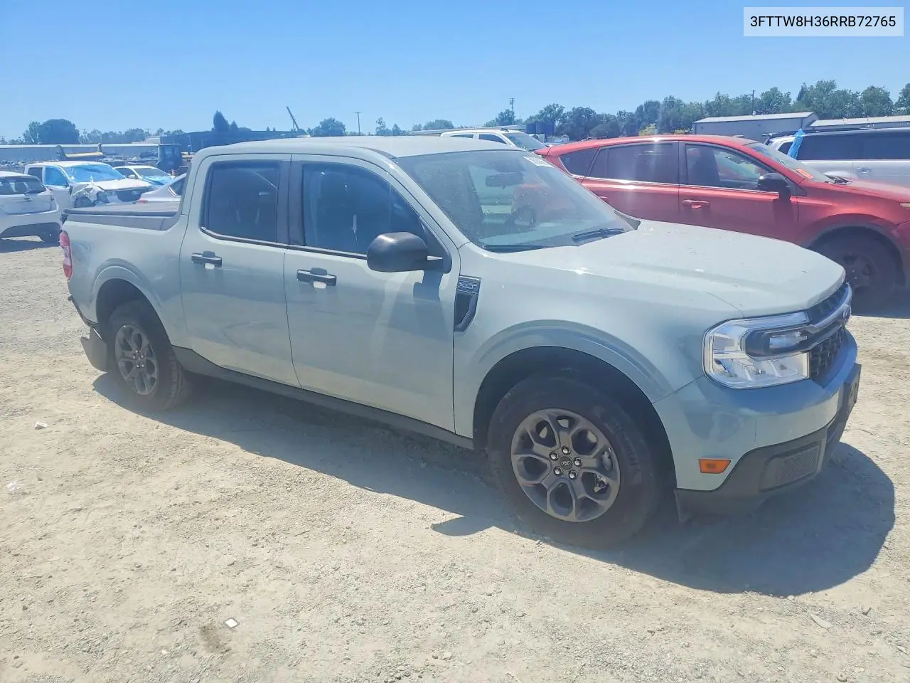 2024 Ford Maverick Xlt VIN: 3FTTW8H36RRB72765 Lot: 58590066