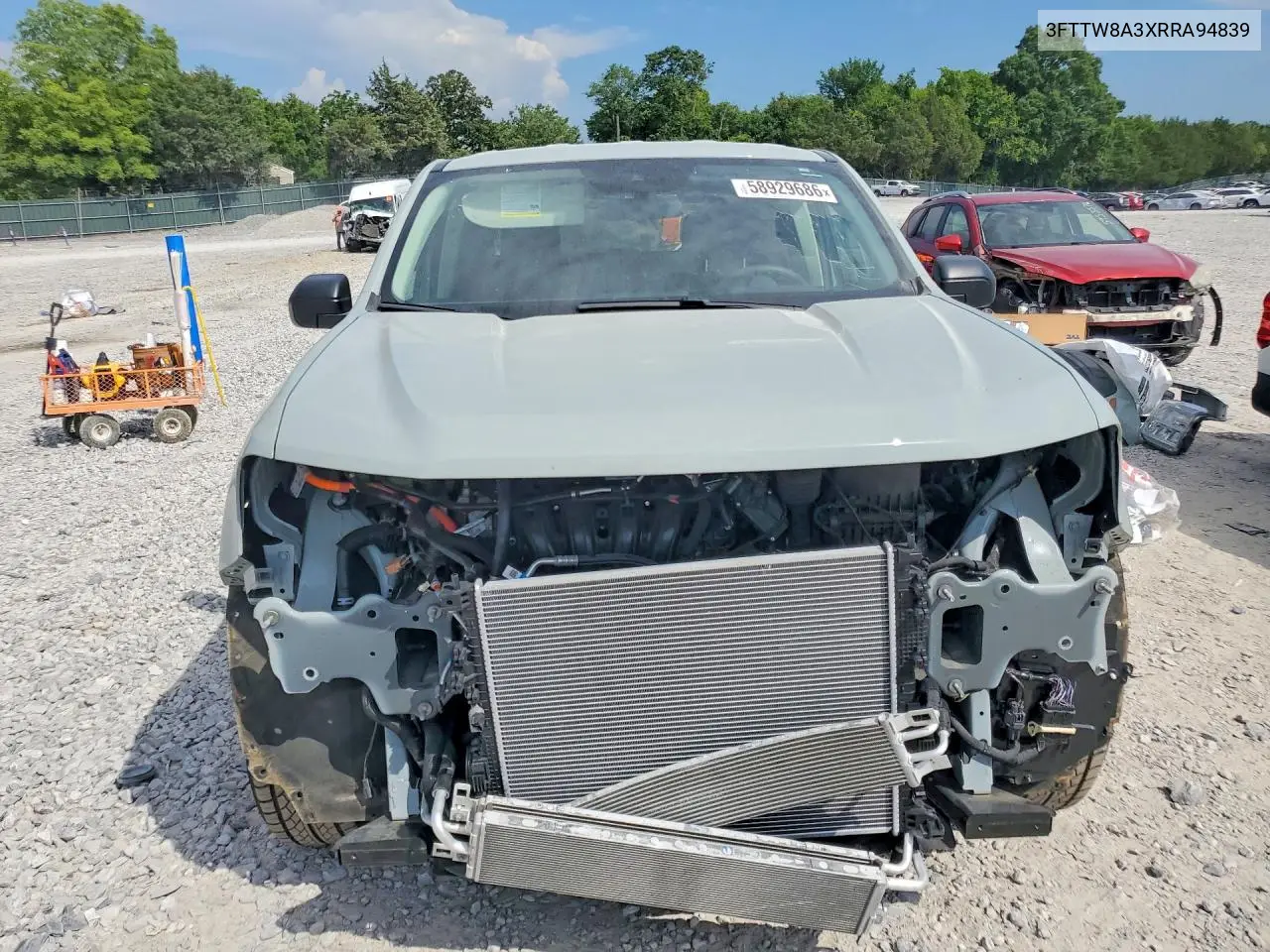 2024 Ford Maverick Xl VIN: 3FTTW8A3XRRA94839 Lot: 58929686