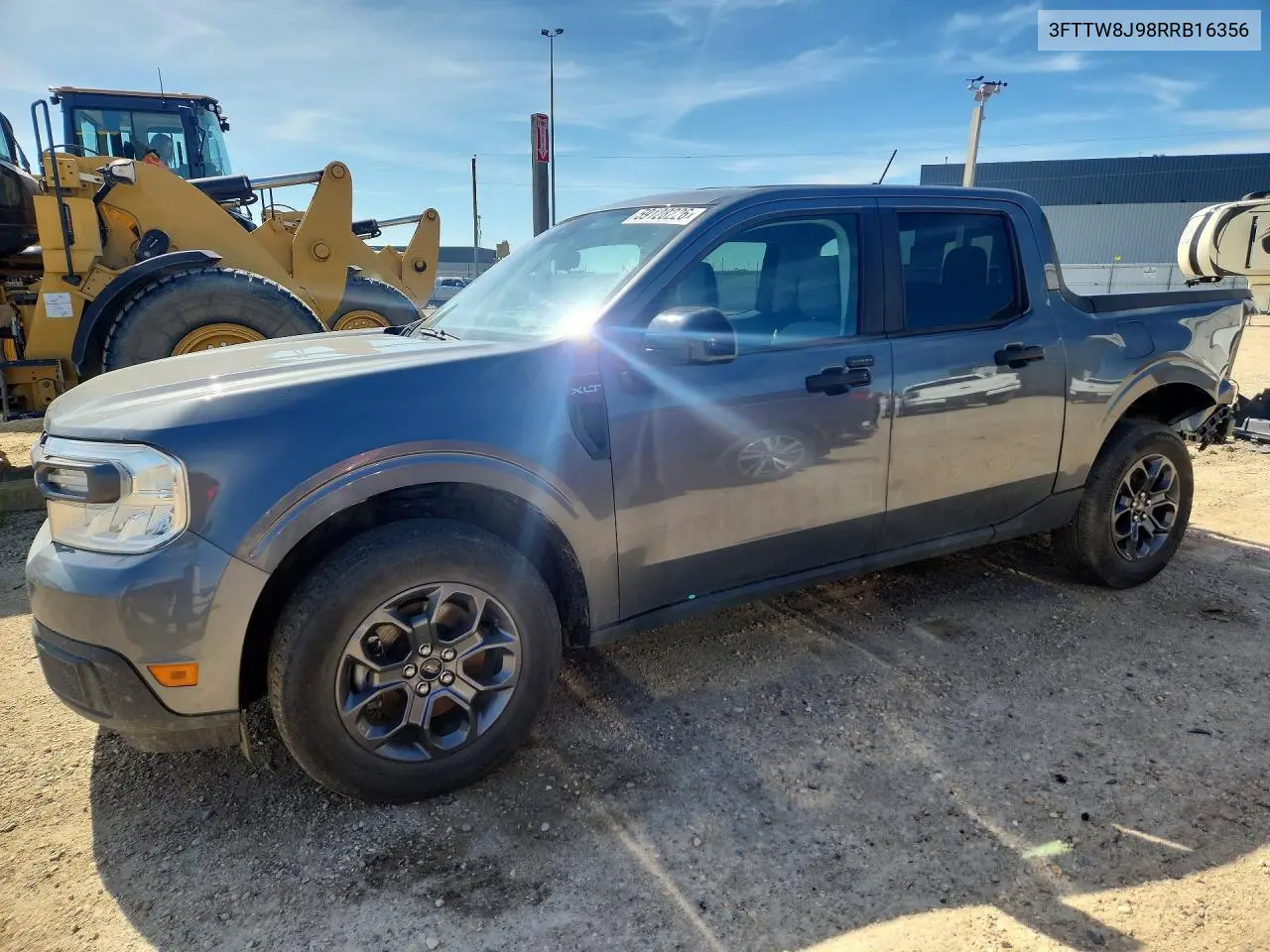 2024 Ford Maverick Xlt VIN: 3FTTW8J98RRB16356 Lot: 59128226