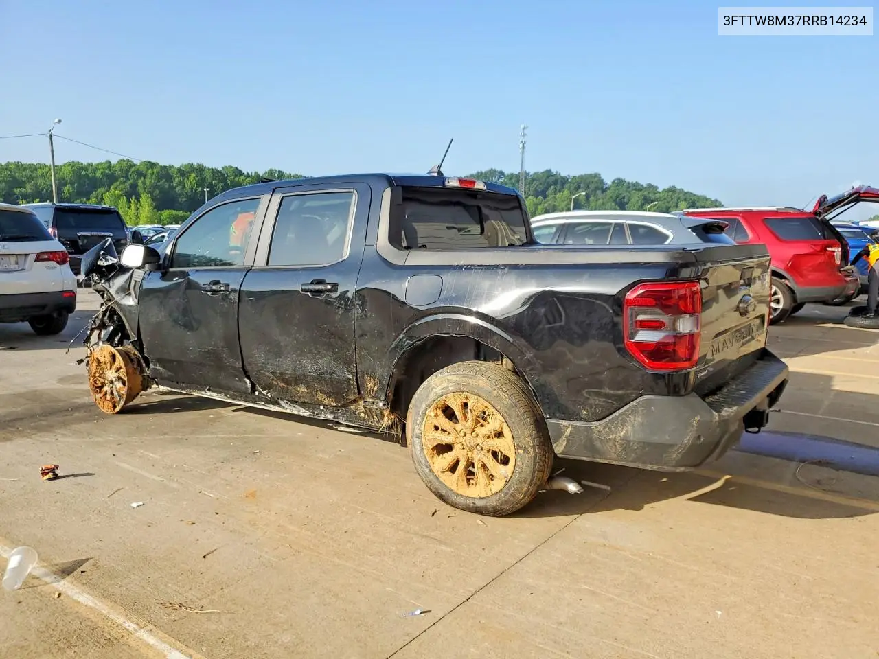 2024 Ford Maverick Lariat VIN: 3FTTW8M37RRB14234 Lot: 59246456