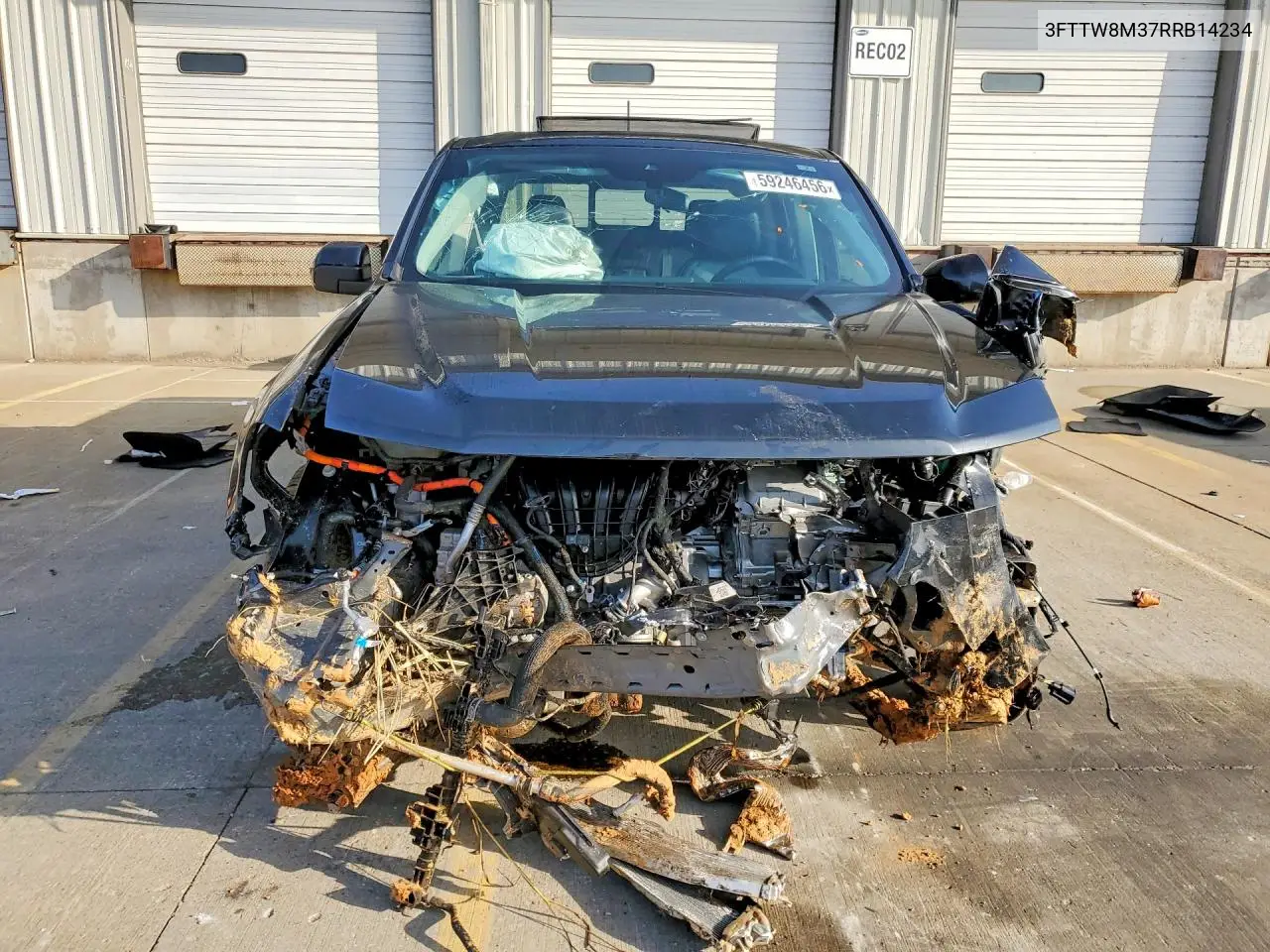 2024 Ford Maverick Lariat VIN: 3FTTW8M37RRB14234 Lot: 59246456