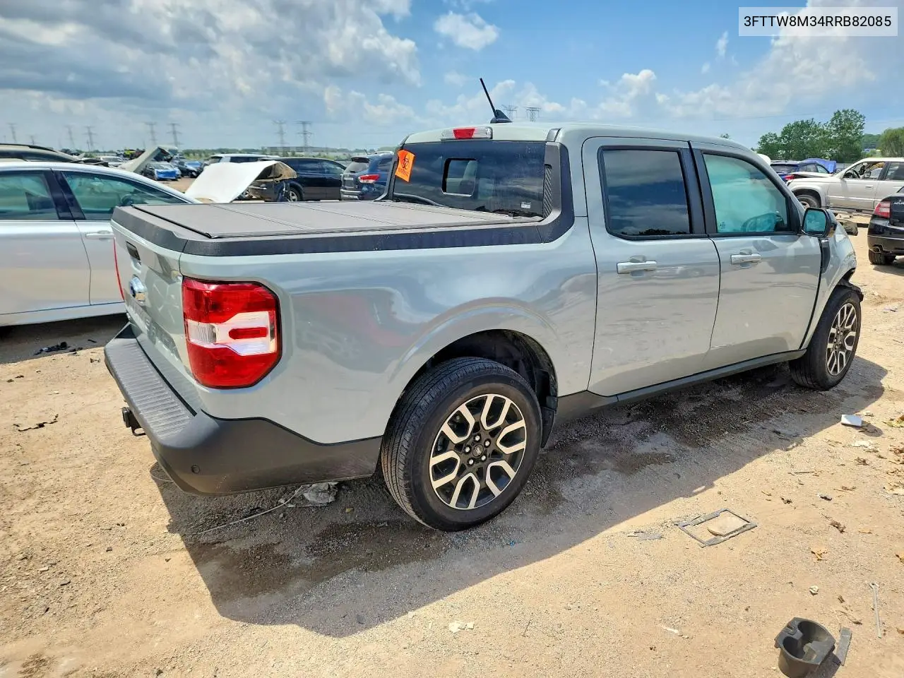 2024 Ford Maverick Lariat VIN: 3FTTW8M34RRB82085 Lot: 59311316