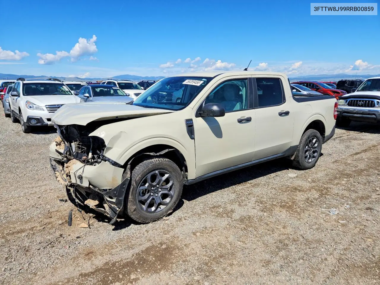 2024 Ford Maverick Xlt VIN: 3FTTW8J99RRB00859 Lot: 59389466