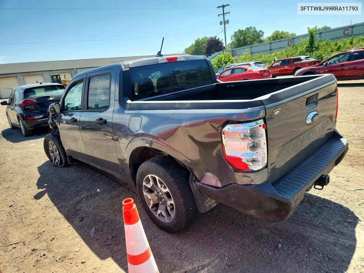 2024 Ford Maverick Xlt VIN: 3FTTW8J99RRA11793 Lot: 59794296
