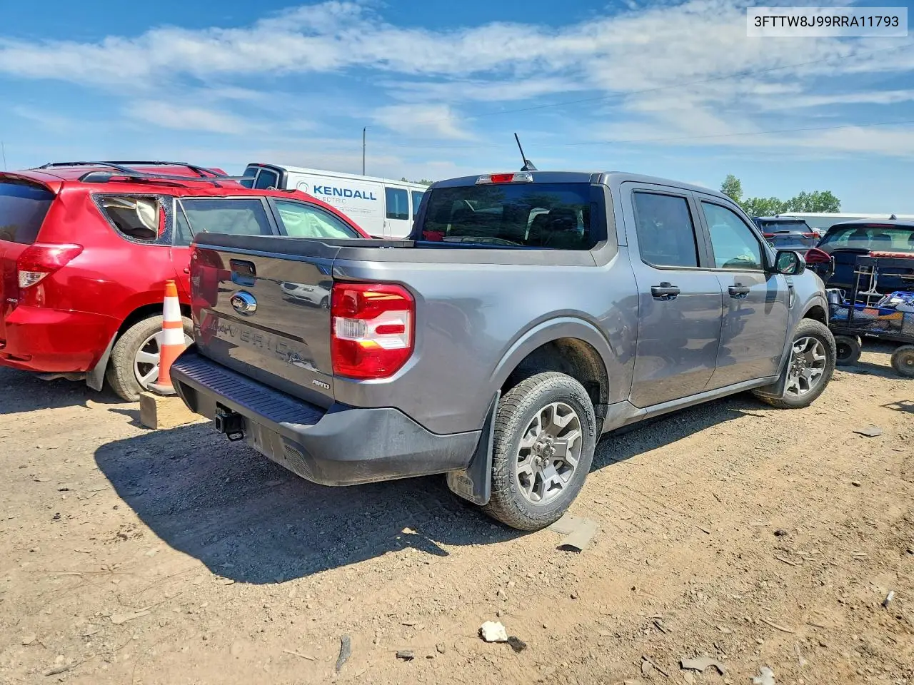 2024 Ford Maverick Xlt VIN: 3FTTW8J99RRA11793 Lot: 59794296