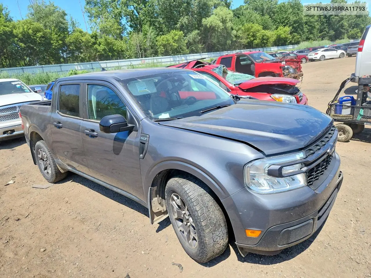 2024 Ford Maverick Xlt VIN: 3FTTW8J99RRA11793 Lot: 59794296