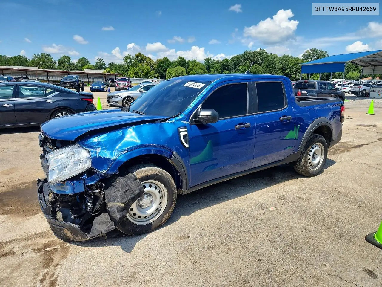 2024 Ford Maverick Xl VIN: 3FTTW8A95RRB42669 Lot: 59884176
