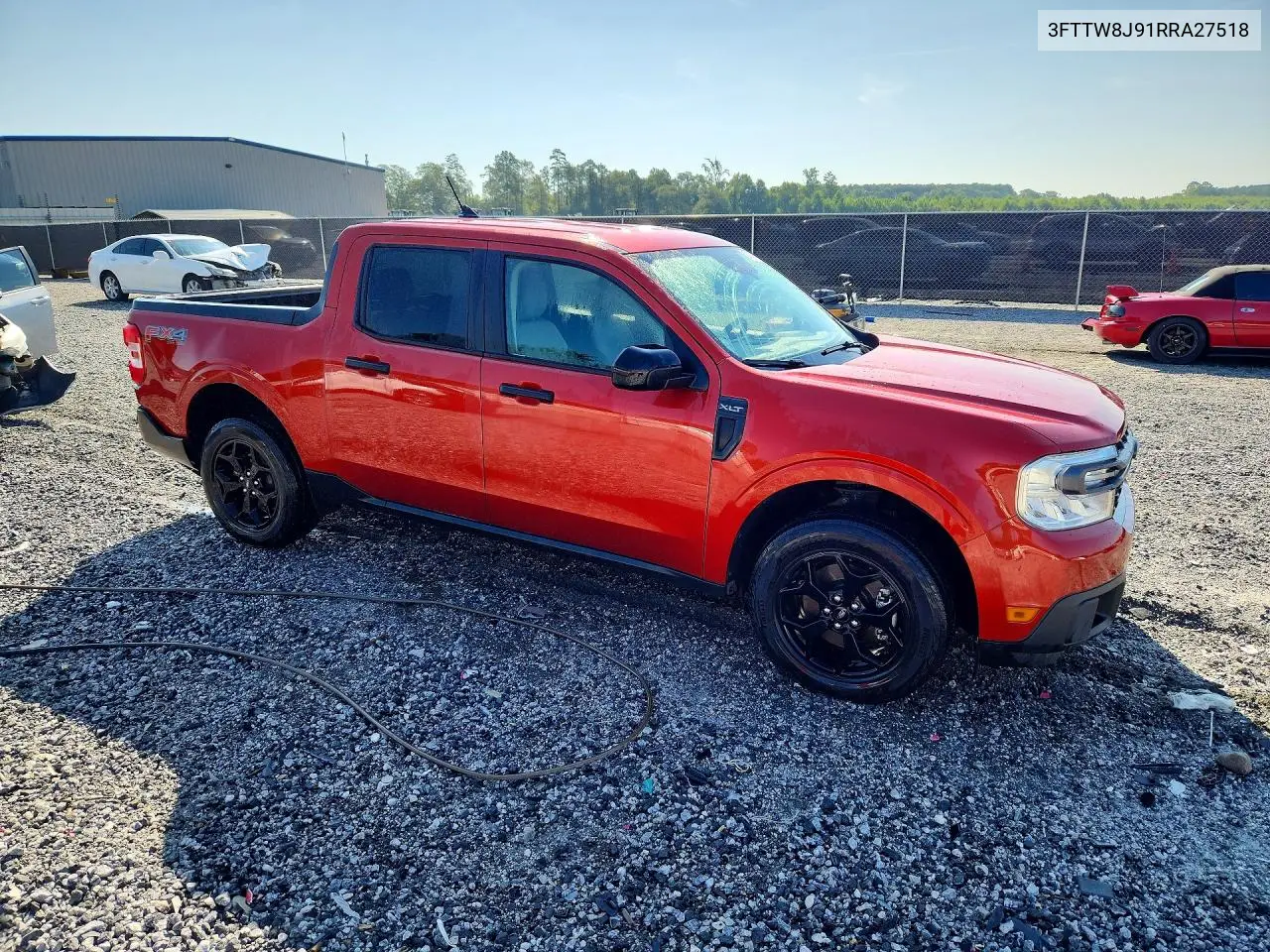 2024 Ford Maverick Xlt VIN: 3FTTW8J91RRA27518 Lot: 60186506