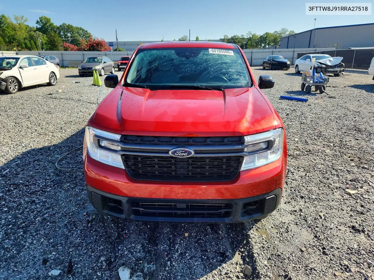 2024 Ford Maverick Xlt VIN: 3FTTW8J91RRA27518 Lot: 60186506