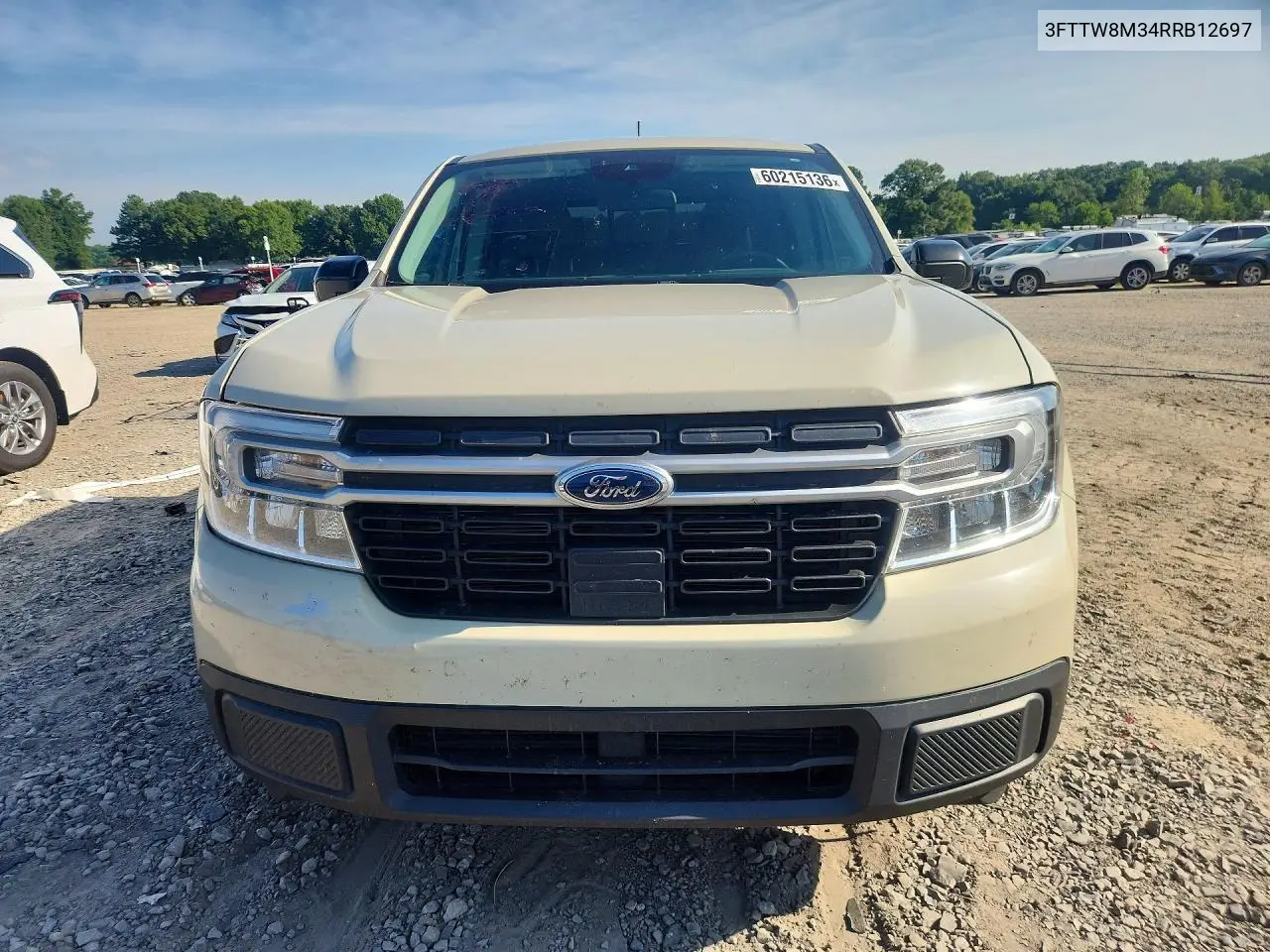 2024 Ford Maverick Lariat VIN: 3FTTW8M34RRB12697 Lot: 60215136