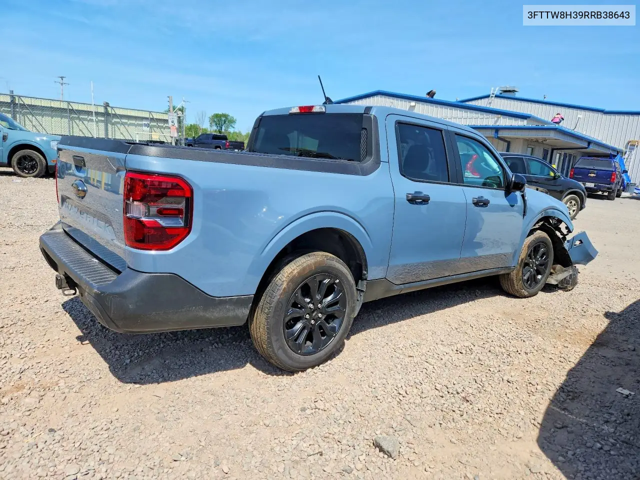 2024 Ford Maverick Xlt VIN: 3FTTW8H39RRB38643 Lot: 60313346