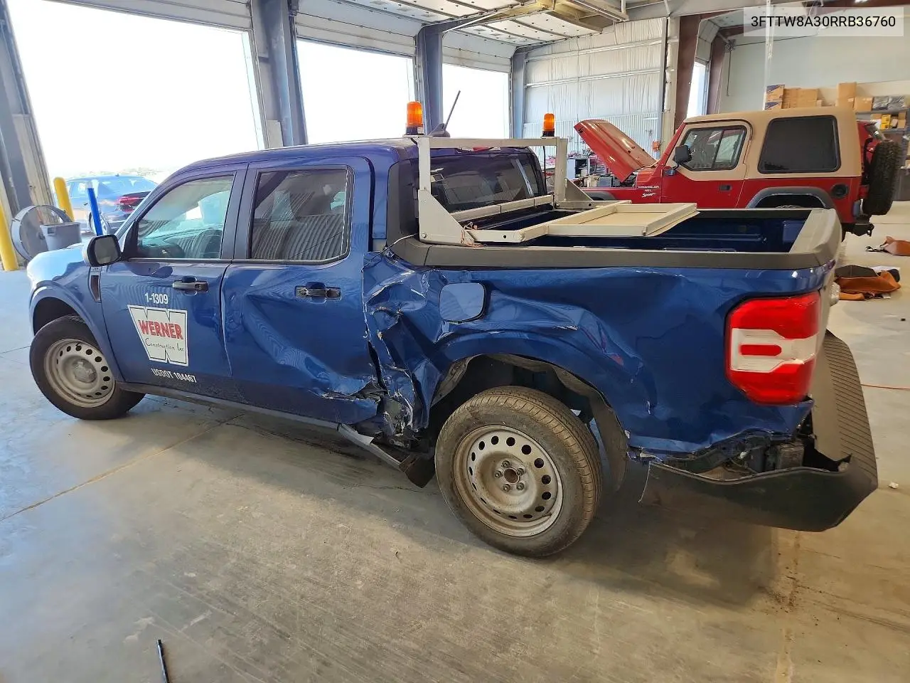 2024 Ford Maverick Xl VIN: 3FTTW8A30RRB36760 Lot: 60416416