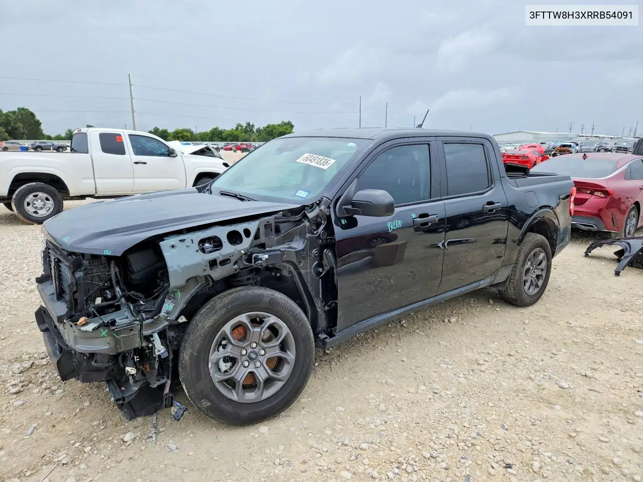 2024 Ford Maverick Xlt VIN: 3FTTW8H3XRRB54091 Lot: 60491836