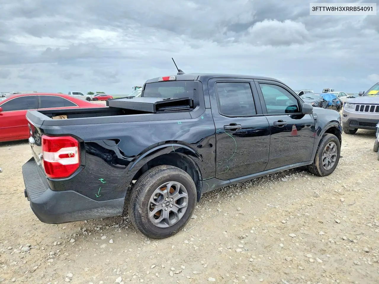 2024 Ford Maverick Xlt VIN: 3FTTW8H3XRRB54091 Lot: 60491836