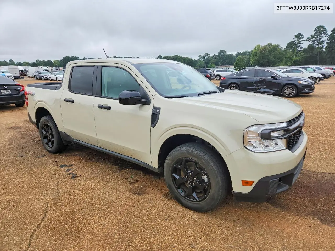 2024 Ford Maverick Xlt VIN: 3FTTW8J90RRB17274 Lot: 60755706