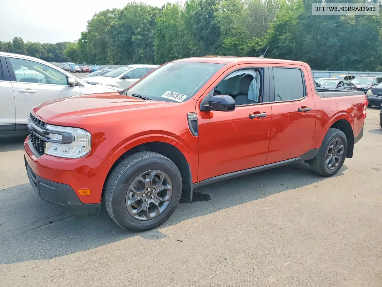 2024 Ford Maverick Xlt VIN: 3FTTW8J90RRA83983 Lot: 60942876