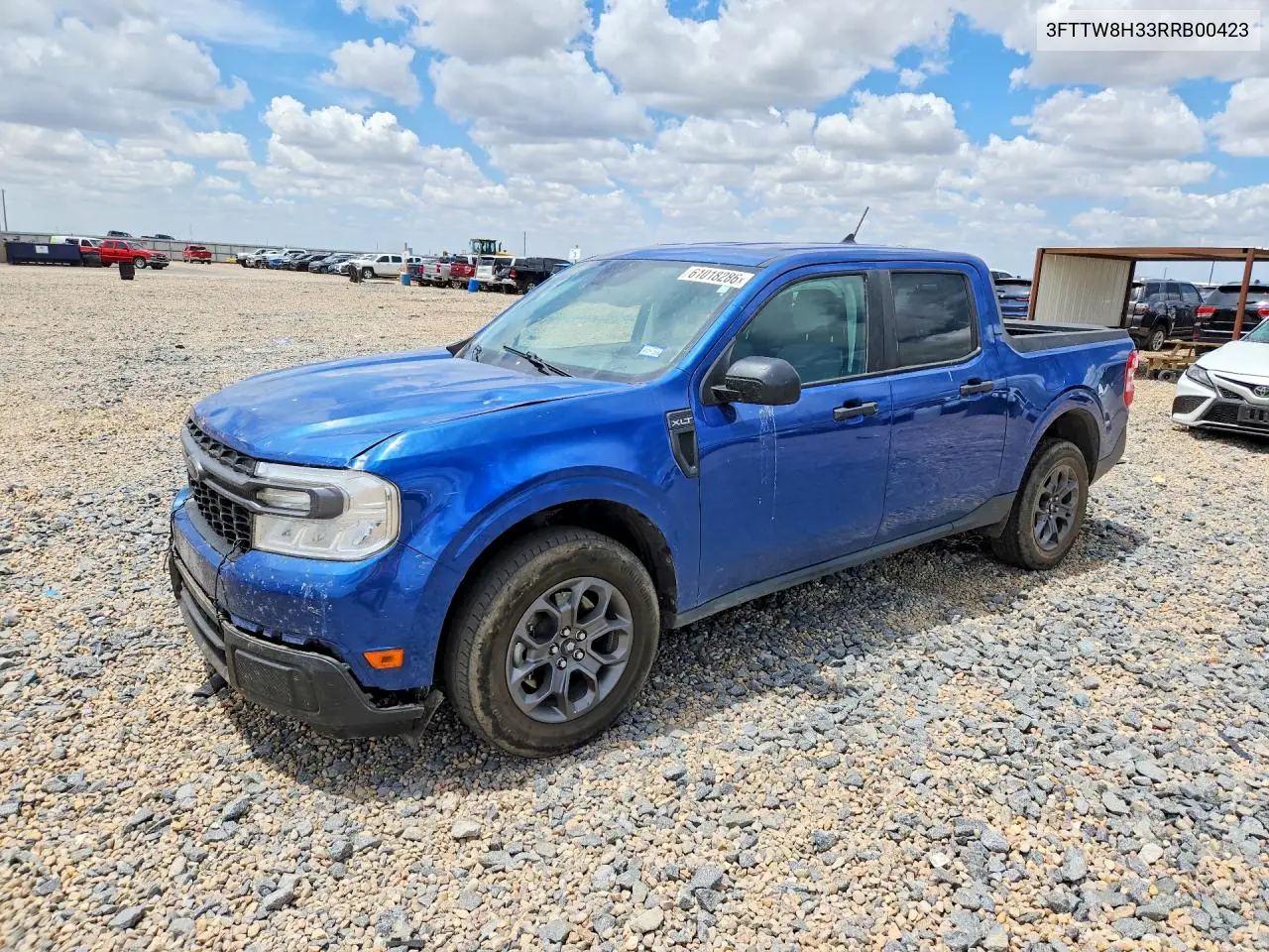 2024 Ford Maverick Xlt VIN: 3FTTW8H33RRB00423 Lot: 61018286