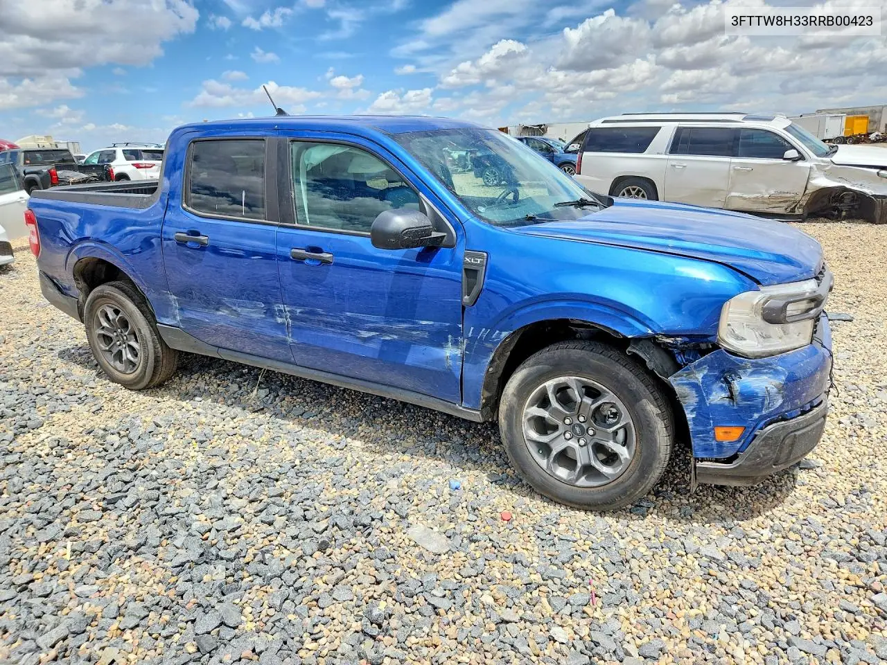 2024 Ford Maverick Xlt VIN: 3FTTW8H33RRB00423 Lot: 61018286