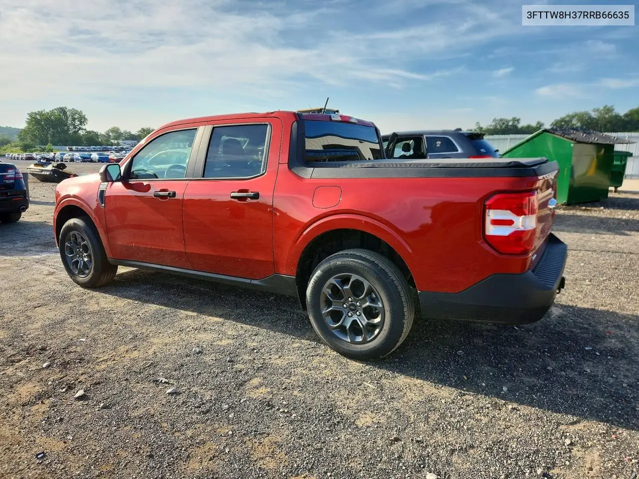 2024 Ford Maverick Xlt VIN: 3FTTW8H37RRB66635 Lot: 61298026