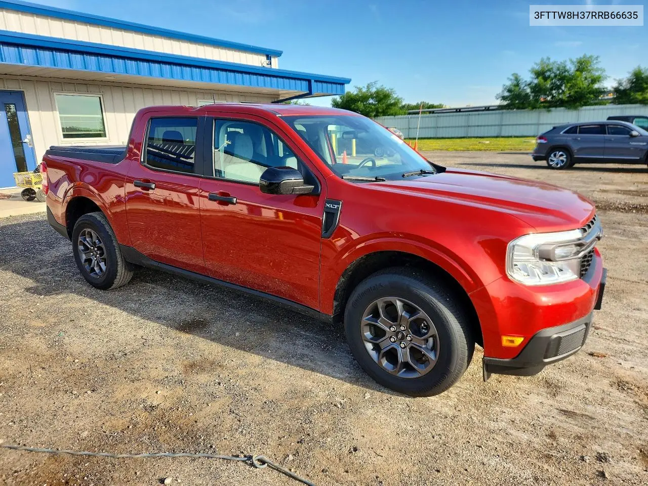 2024 Ford Maverick Xlt VIN: 3FTTW8H37RRB66635 Lot: 61298026