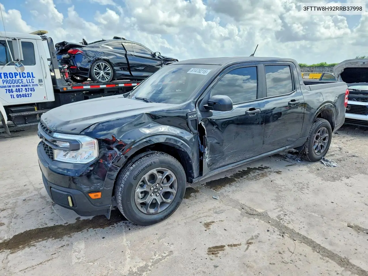 2024 Ford Maverick Xlt VIN: 3FTTW8H92RRB37998 Lot: 61478216