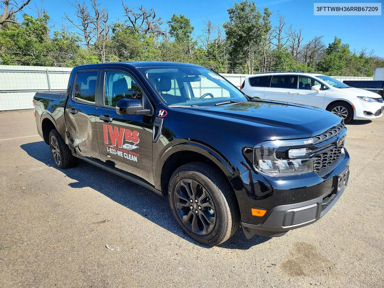 2024 Ford Maverick Xlt VIN: 3FTTW8H36RRB67209 Lot: 61670786