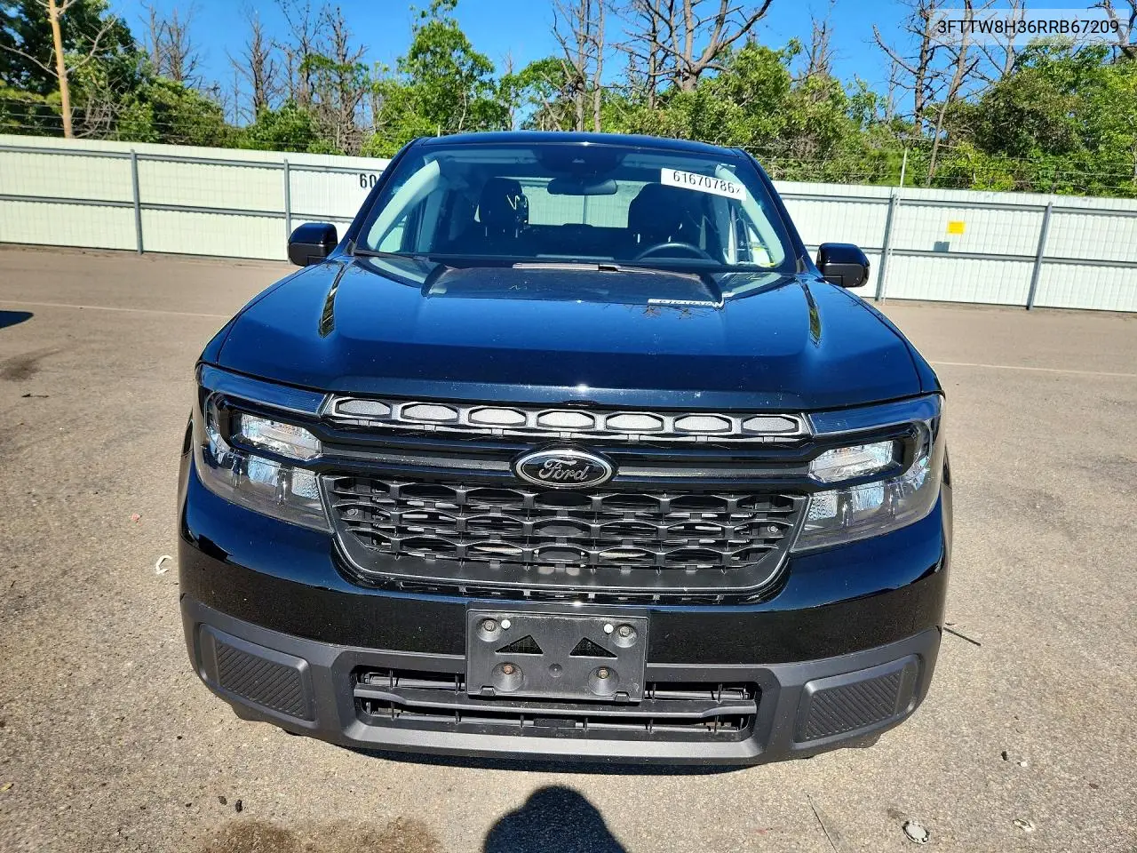 2024 Ford Maverick Xlt VIN: 3FTTW8H36RRB67209 Lot: 61670786