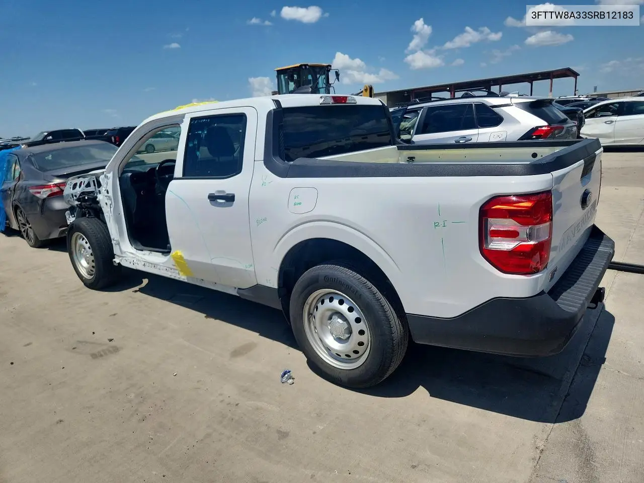 2025 Ford Maverick Xl VIN: 3FTTW8A33SRB12183 Lot: 56698826
