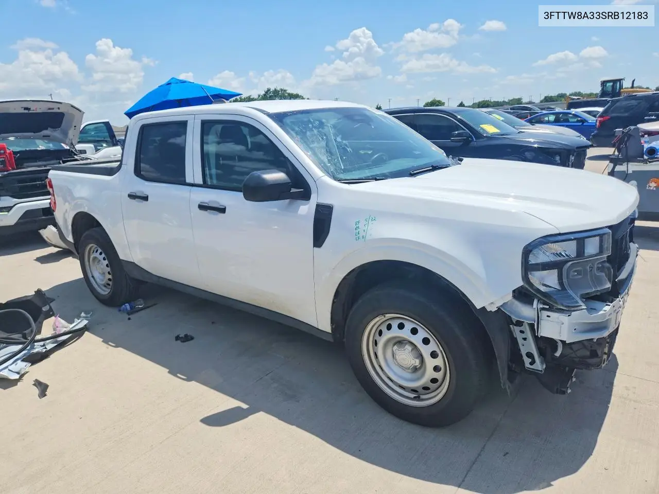 2025 Ford Maverick Xl VIN: 3FTTW8A33SRB12183 Lot: 56698826