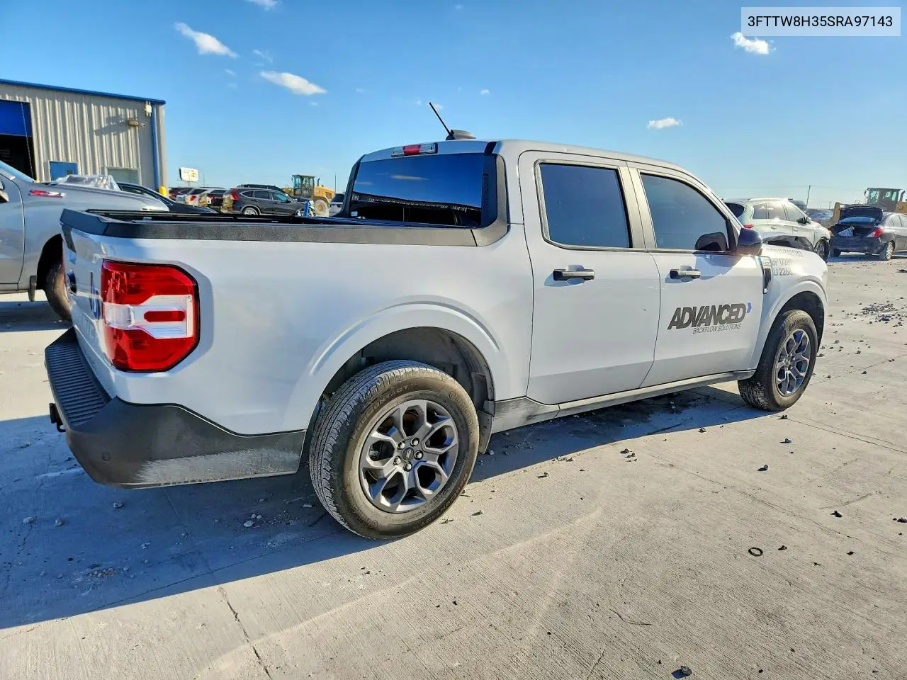 2025 Ford Maverick Xlt VIN: 3FTTW8H35SRA97143 Lot: 56865336