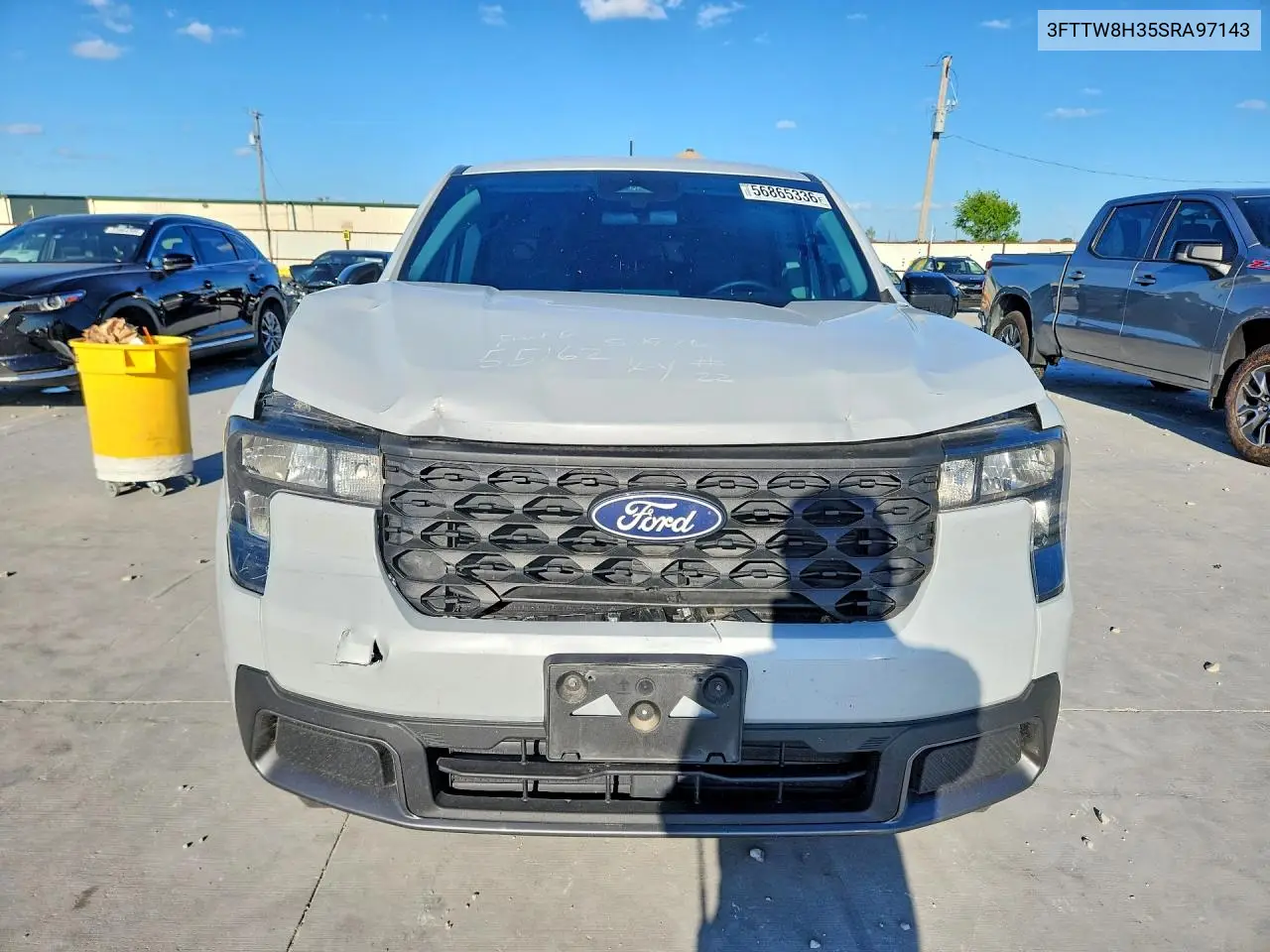 2025 Ford Maverick Xlt VIN: 3FTTW8H35SRA97143 Lot: 56865336