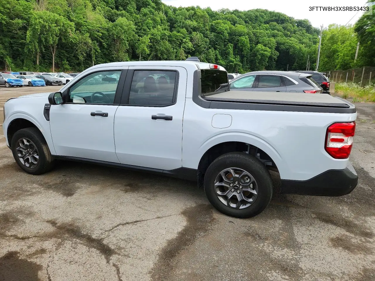 2025 Ford Maverick Xlt VIN: 3FTTW8H3XSRB53433 Lot: 57319966