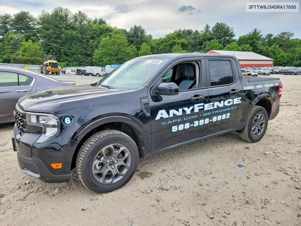 2025 Ford Maverick Xlt VIN: 3FTTW8J34SRA17650 Lot: 57358136