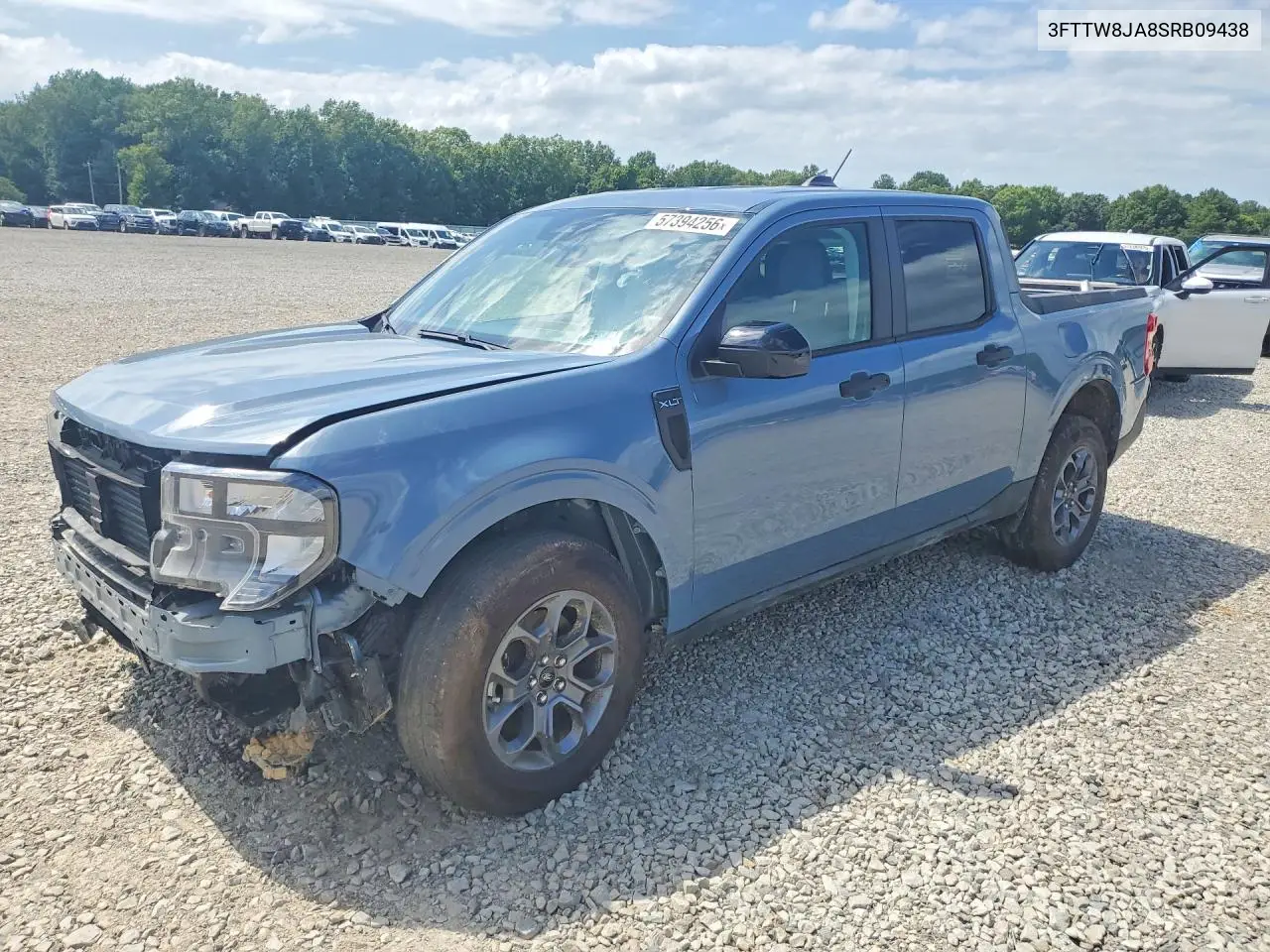 2025 Ford Maverick Xlt VIN: 3FTTW8JA8SRB09438 Lot: 57394256