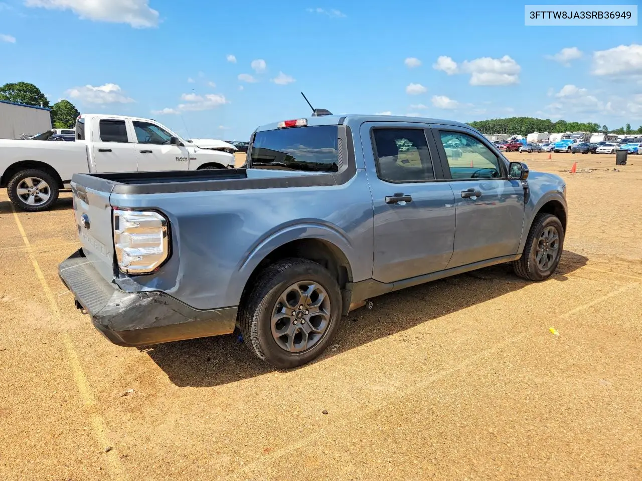 2025 Ford Maverick Xlt VIN: 3FTTW8JA3SRB36949 Lot: 57588256