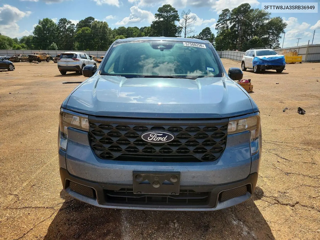 2025 Ford Maverick Xlt VIN: 3FTTW8JA3SRB36949 Lot: 57588256