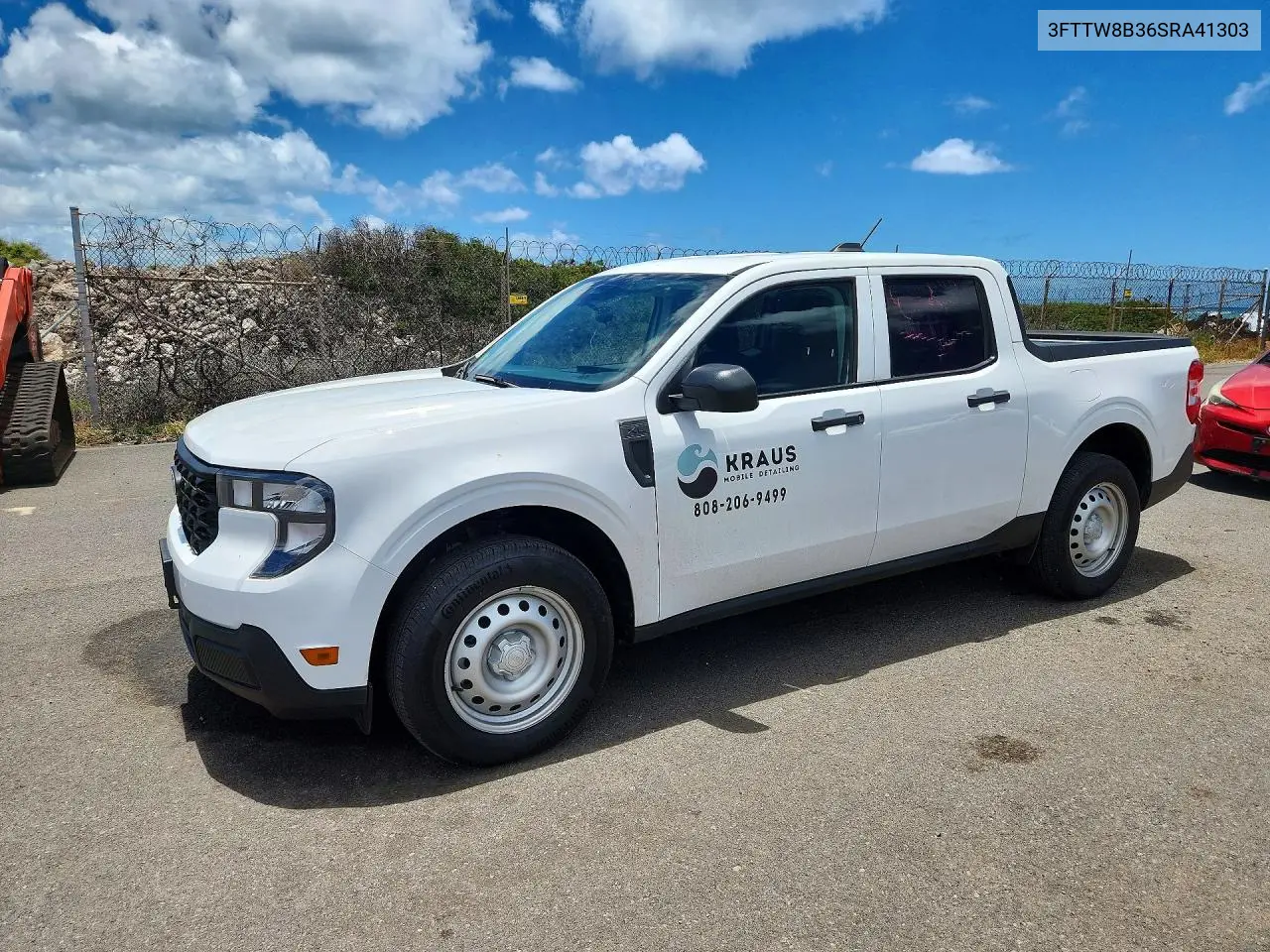 2025 Ford Maverick Xl VIN: 3FTTW8B36SRA41303 Lot: 57600356