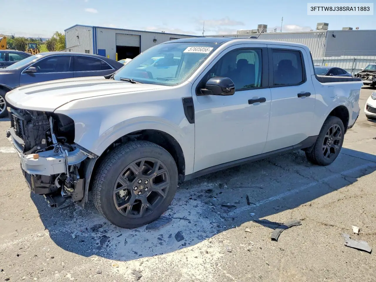 2025 Ford Maverick Xlt VIN: 3FTTW8J38SRA11883 Lot: 57605056