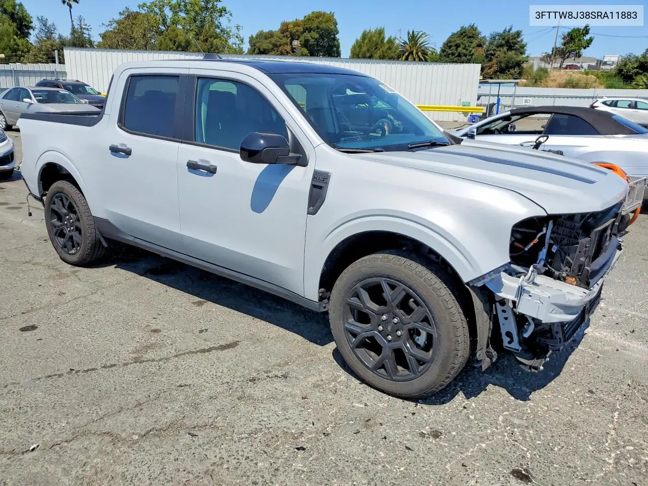 2025 Ford Maverick Xlt VIN: 3FTTW8J38SRA11883 Lot: 57605056
