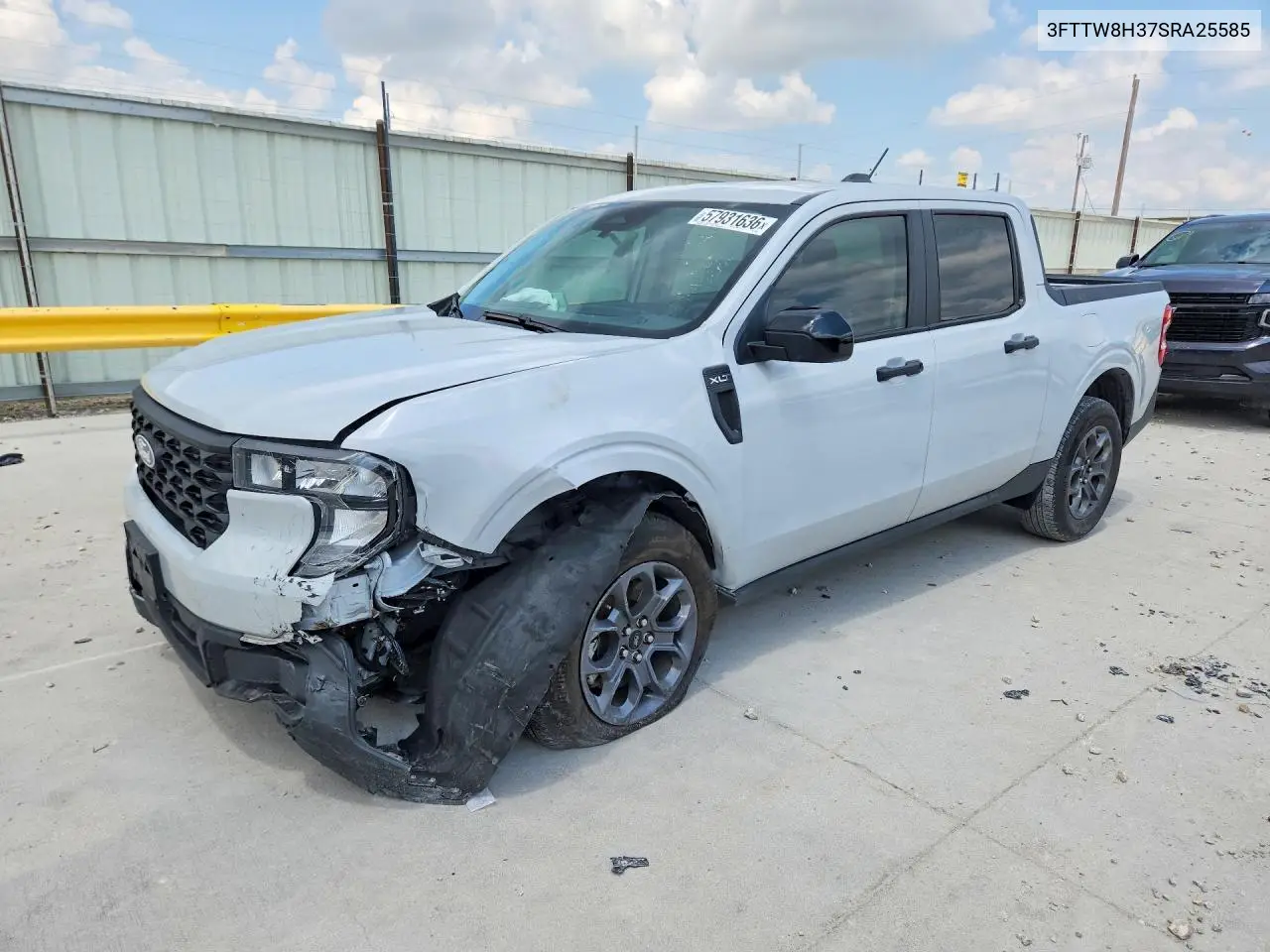 2025 Ford Maverick Xlt VIN: 3FTTW8H37SRA25585 Lot: 57931636