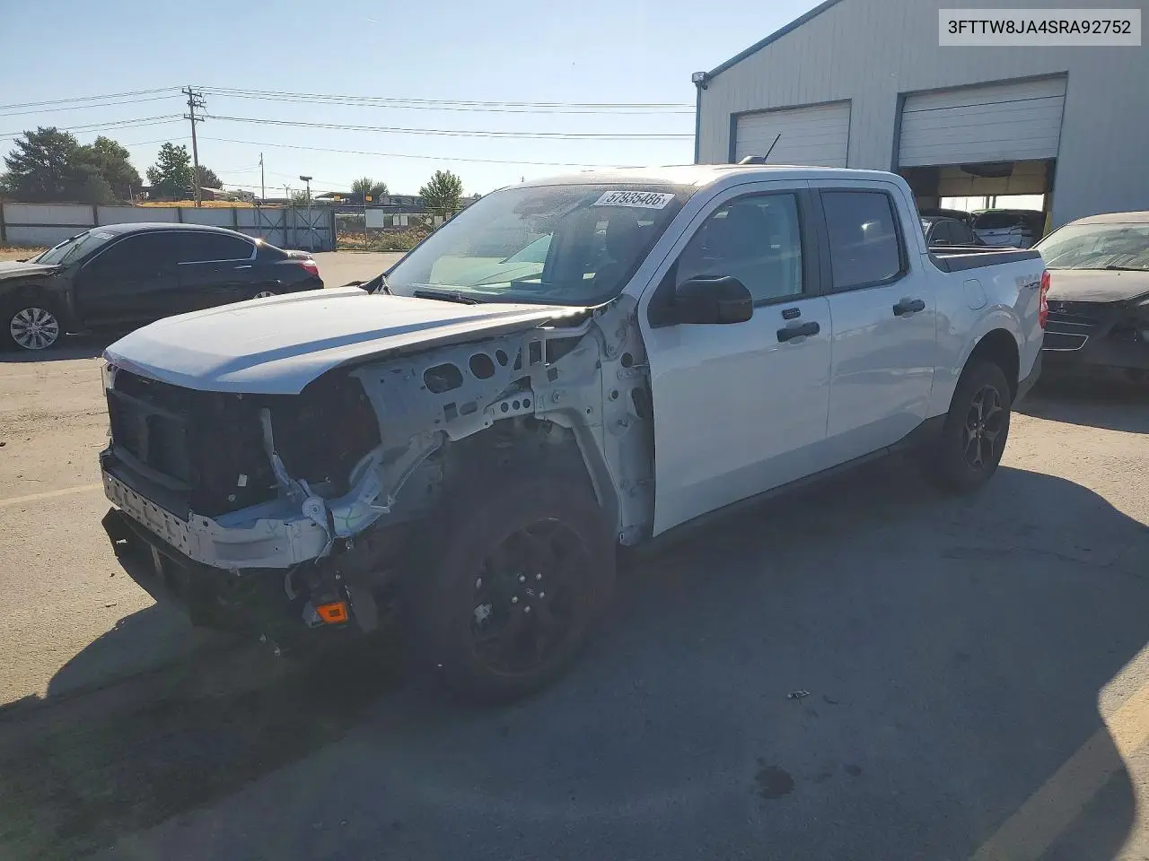 2025 Ford Maverick Xlt VIN: 3FTTW8JA4SRA92752 Lot: 57935486