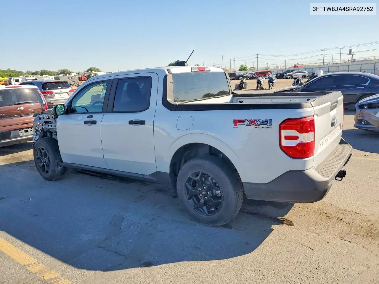 2025 Ford Maverick Xlt VIN: 3FTTW8JA4SRA92752 Lot: 57935486