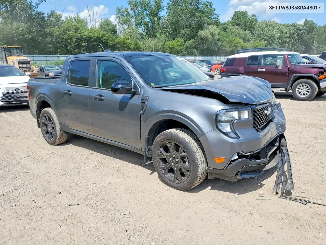 2025 Ford Maverick Xlt VIN: 3FTTW8J35SRA48017 Lot: 59290056