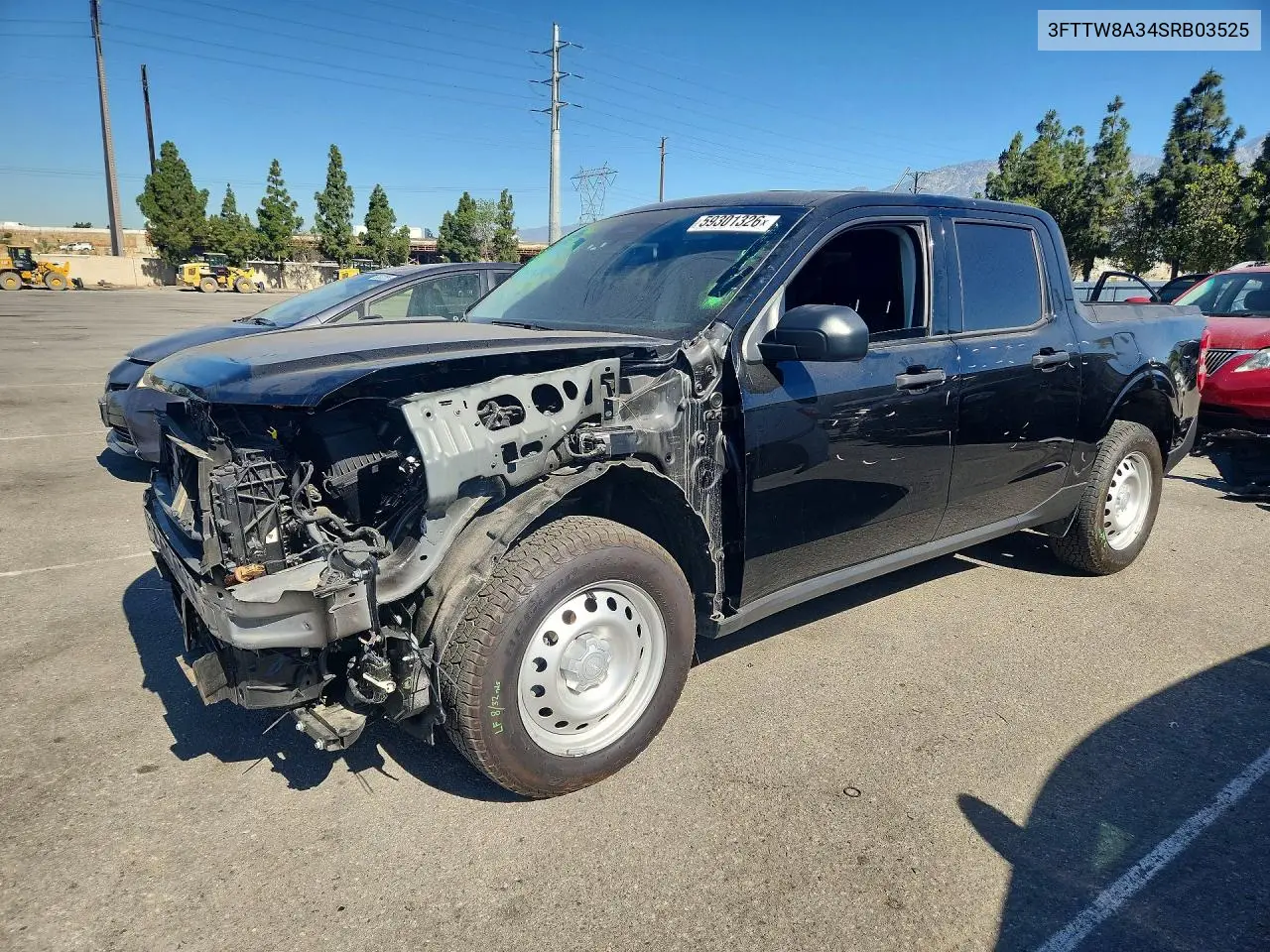 2025 Ford Maverick Xl VIN: 3FTTW8A34SRB03525 Lot: 59301326