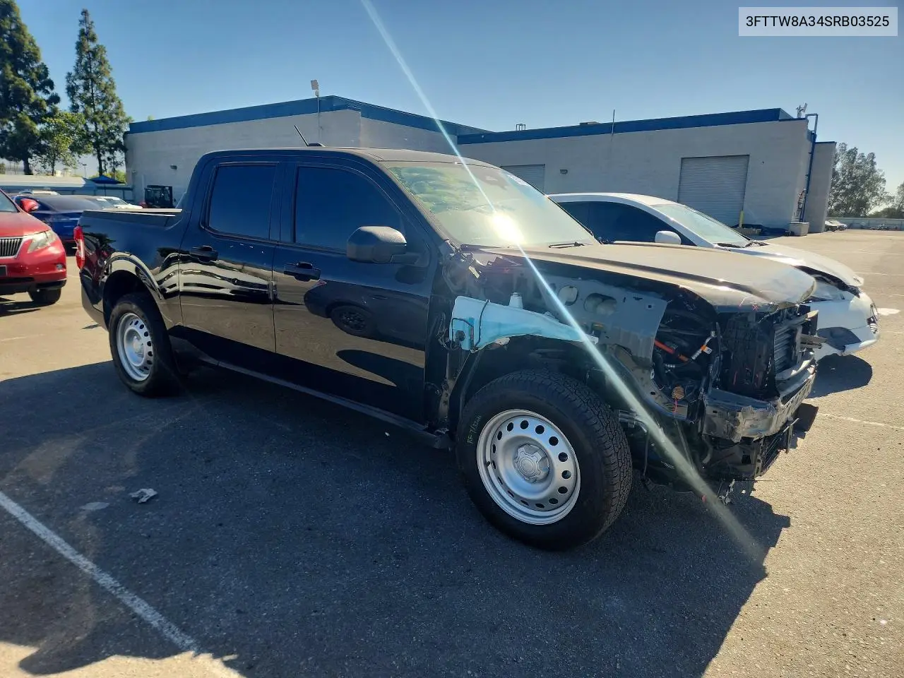 2025 Ford Maverick Xl VIN: 3FTTW8A34SRB03525 Lot: 59301326