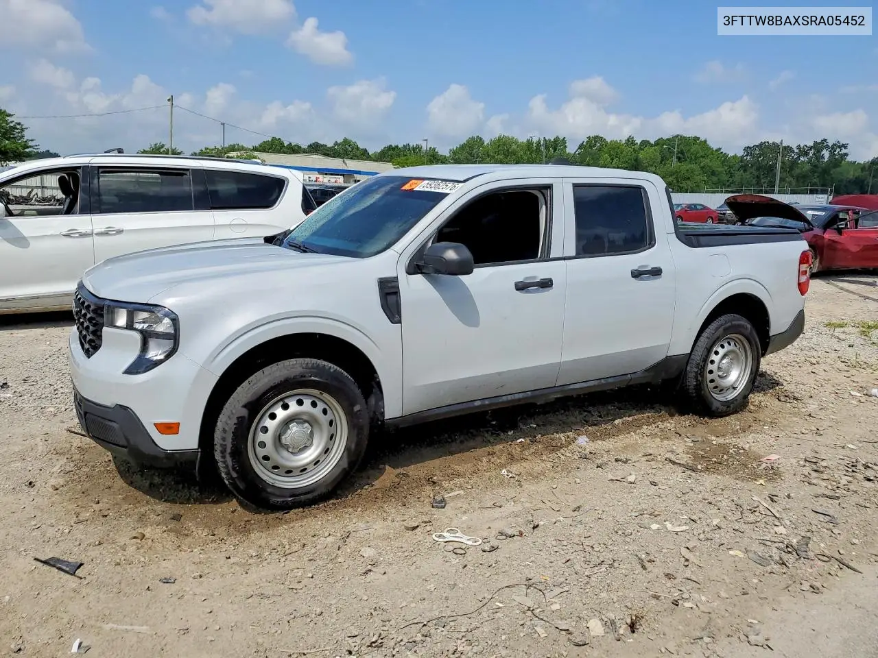 2025 Ford Maverick VIN: 3FTTW8BAXSRA05452 Lot: 59362576