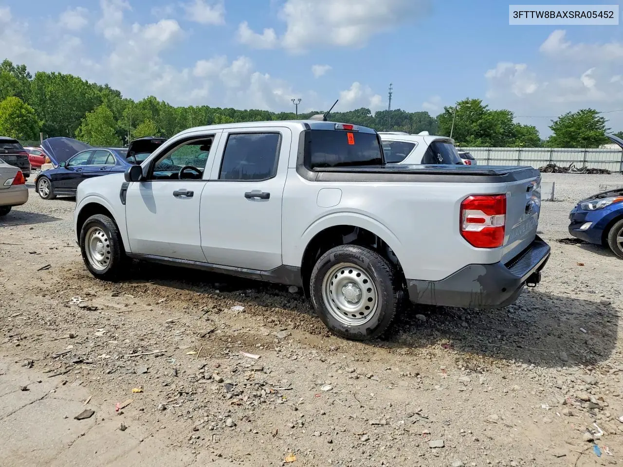 2025 Ford Maverick VIN: 3FTTW8BAXSRA05452 Lot: 59362576