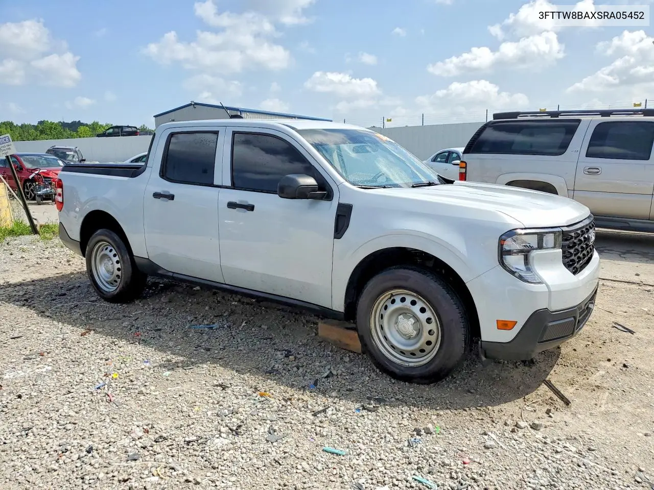 2025 Ford Maverick VIN: 3FTTW8BAXSRA05452 Lot: 59362576