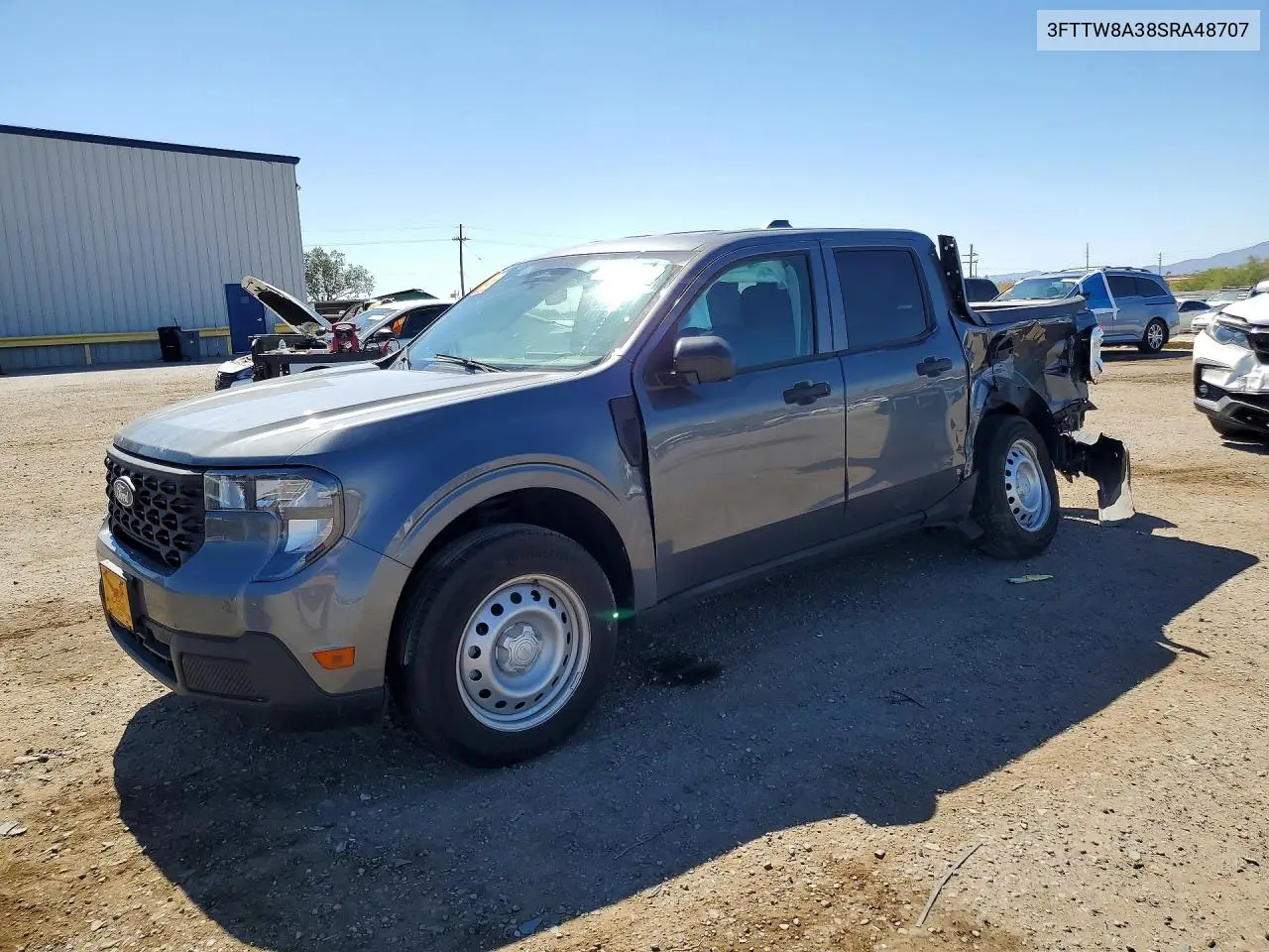 2025 Ford Maverick Xl VIN: 3FTTW8A38SRA48707 Lot: 59539356